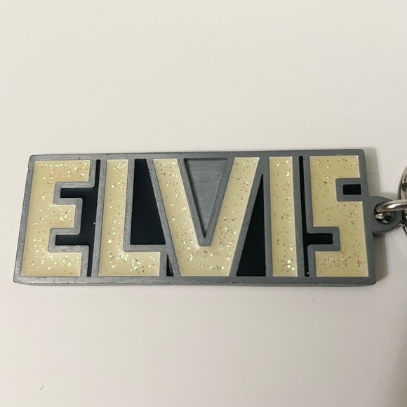 Elvis Presley Logo Keyring - Picture 2 of 11